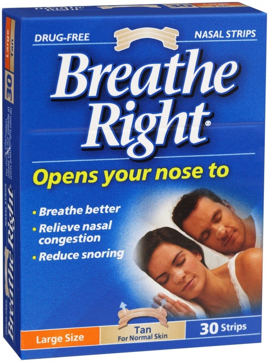 Breathe Right Nasal Strip Clear Large 30 Pack - Breathe Right - 1 - Health - ThePharmacy