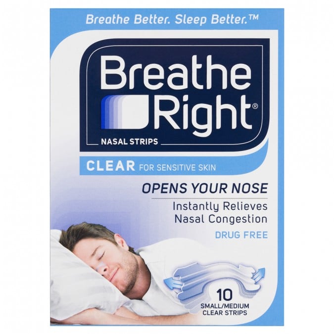 Breathe Right Nasal Strip Clear Regular 10 Pack - Breathe Right - 1 - Health - ThePharmacy