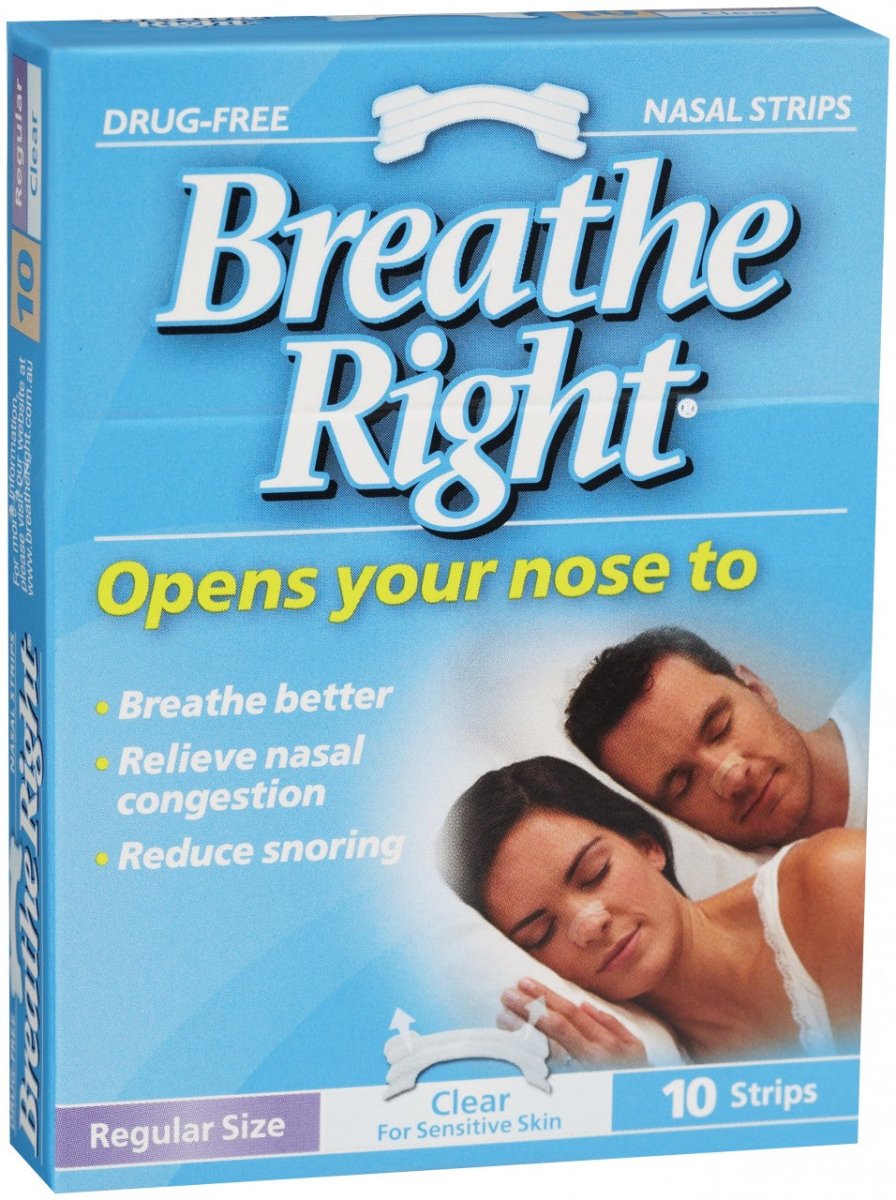 Breathe Right Nasal Strip Clear Regular 10 Pack - Breathe Right - 2 - Health - ThePharmacy