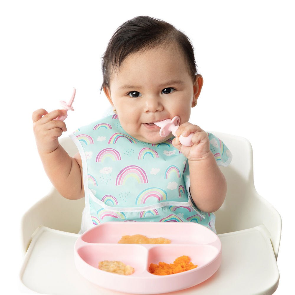 Bumkins Silicone Chewtensils - Pink - ThePharmacy