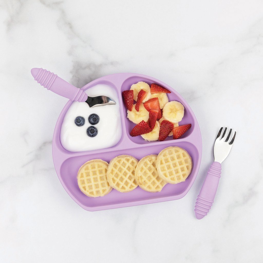 Bumkins Silicone Grip Dish - Lavender - Bumkins - 4 - Baby & Kids - ThePharmacy