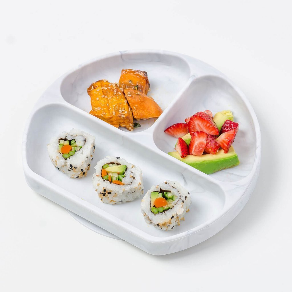 Bumkins Silicone Grip Dish - Marble - Bumkins - 2 - Baby & Kids - ThePharmacy