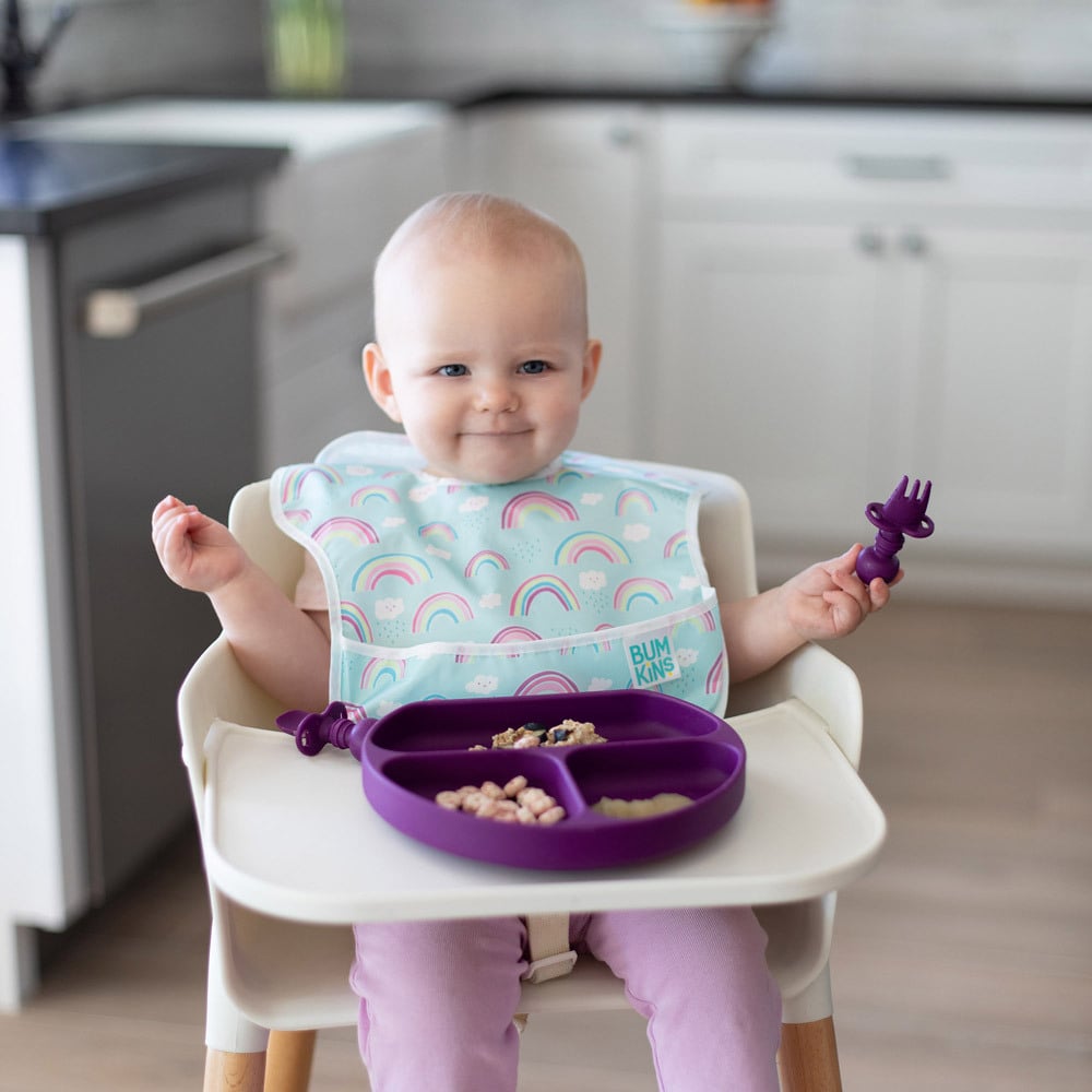 Bumkins Silicone Grip Dish - Purple - Bumkins - 3 - Baby & Kids - ThePharmacy