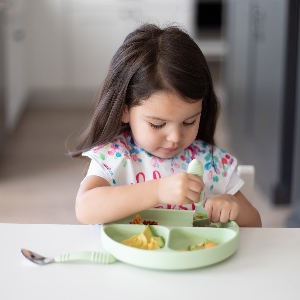 Bumkins Silicone Grip Dish - Sage - Bumkins - 3 - Baby & Kids - ThePharmacy