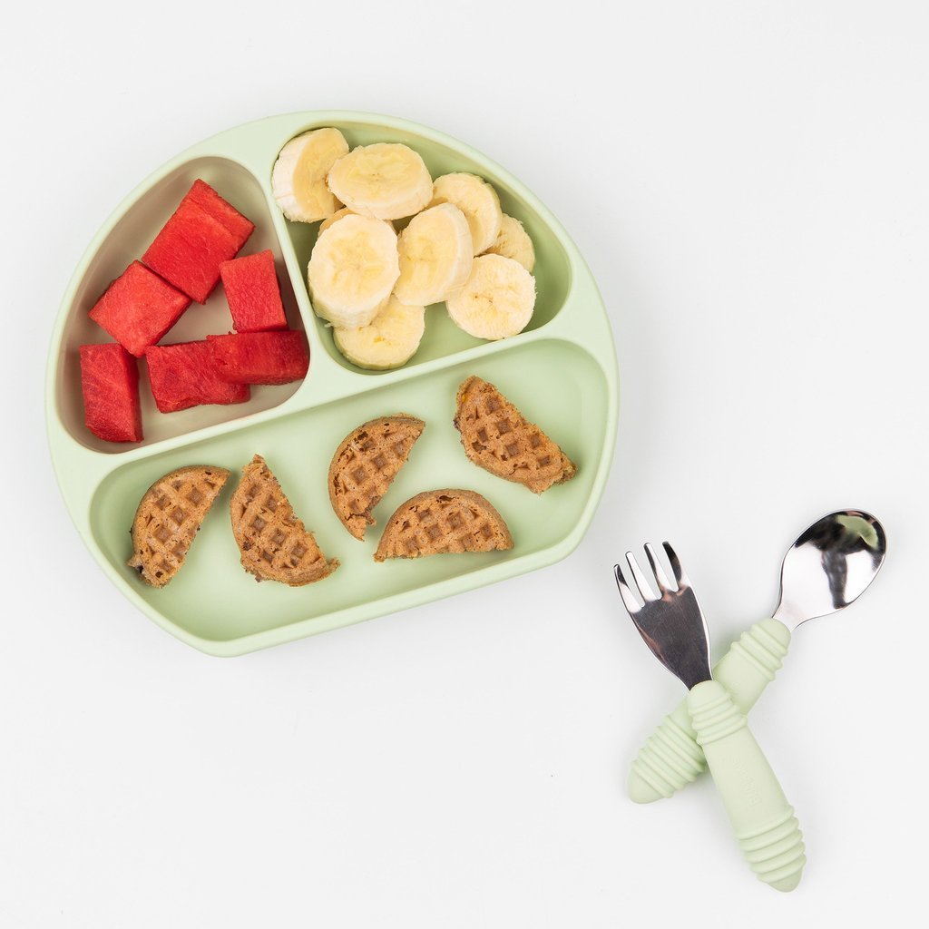 Bumkins Silicone Grip Dish - Sage - Bumkins - 4 - Baby & Kids - ThePharmacy