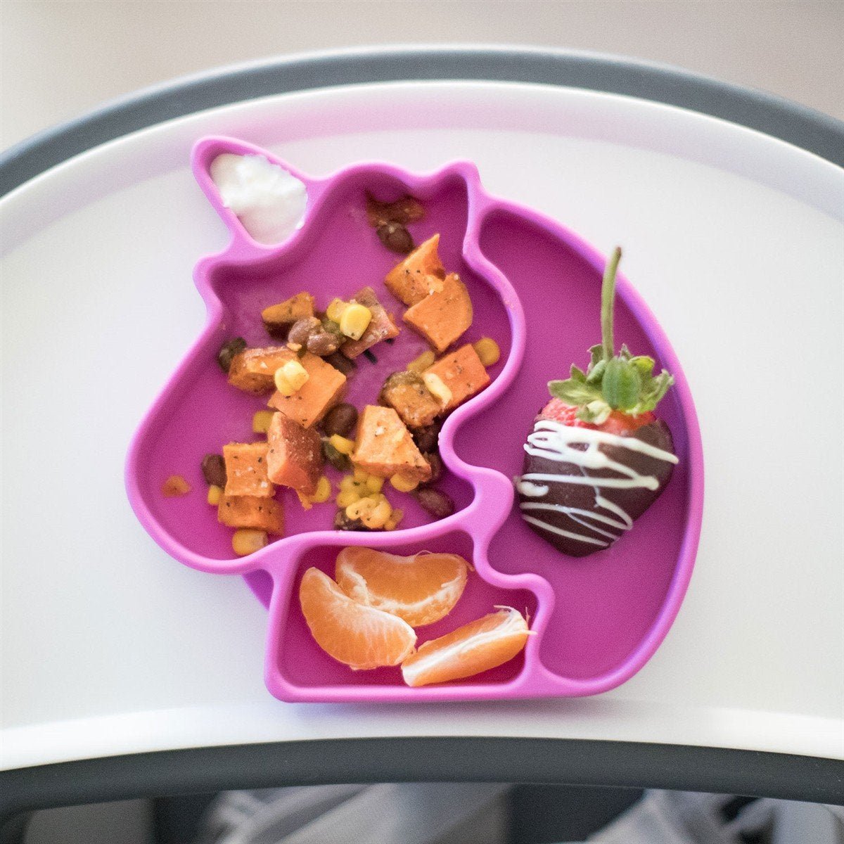 Bumkins Silicone Grip Dish - Unicorn - Bumkins - 3 - Baby & Kids - ThePharmacy