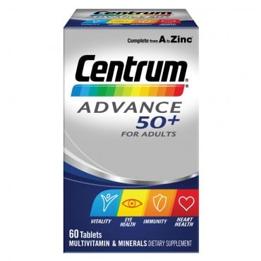 Centrum Advance 50+ 60 Tablets - Centrum - 1 - Vitamins - ThePharmacy