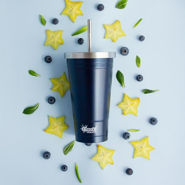 Cheeki Insulated Tumbler with Stainless Steel Straw 500ml - Ocean - Cheeki - 2 - Baby & Kids - ThePharmacy