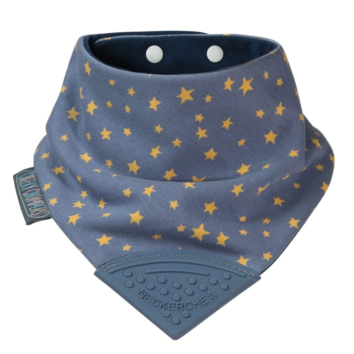 Cheeky Chompers Neckerchew Teething Dribble Bib - Midnight Stars - Neckerchew - 1 - Baby & Kids - ThePharmacy