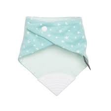 Cheeky Chompers Neckerchew Teething Dribble Bib - Sage Stars - Neckerchew - 2 - Baby & Kids - ThePharmacy