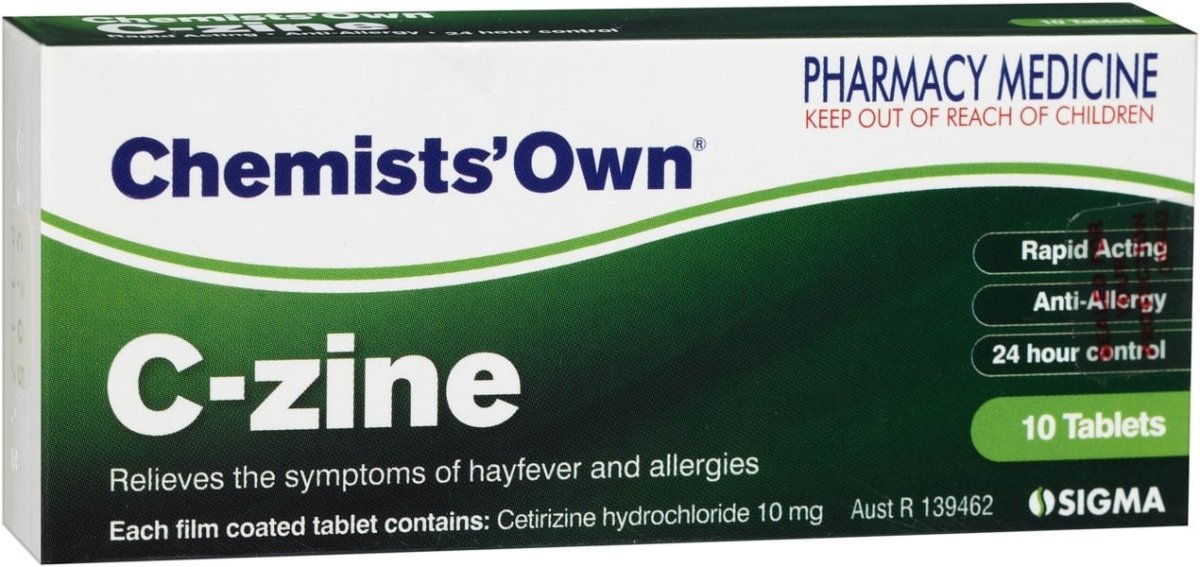 Chemists Own C - Zine 10Mg 10 Tablets - Chemists Own - 1 - Prescriptions - ThePharmacy