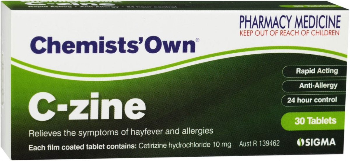 Chemists Own C - Zine 10Mg 30 Tablets - Chemists Own - 1 - Prescriptions - ThePharmacy