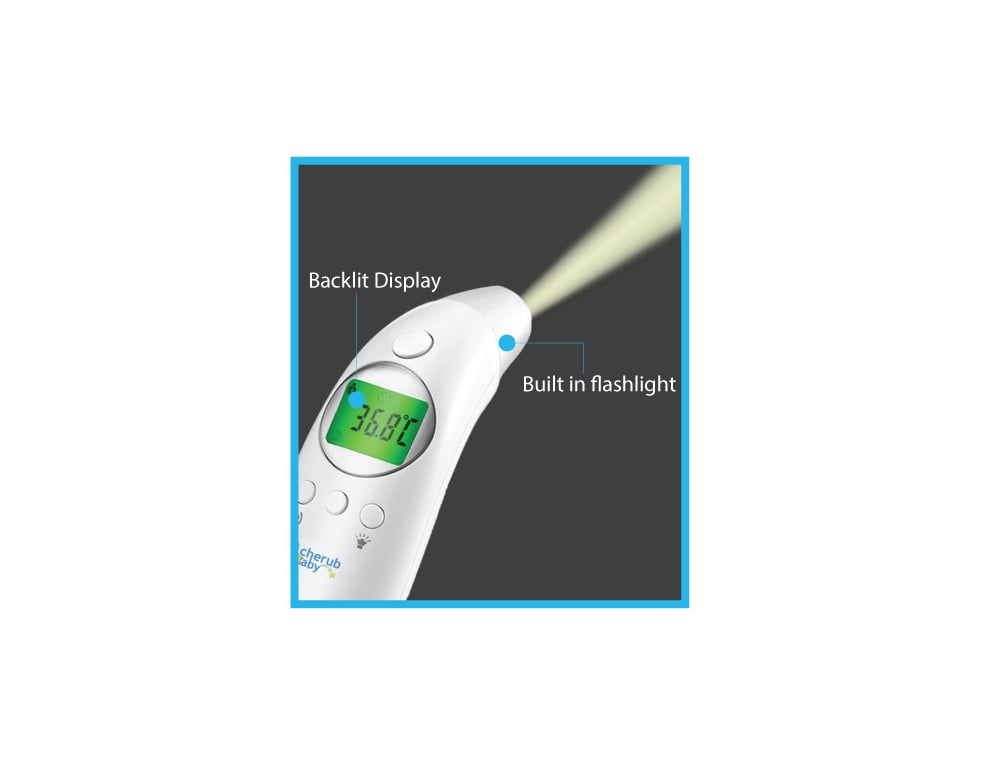 Cherub Baby 4 in 1 Infrared Digital Ear and Forehead Thermometer - Version 2 - Cherub Baby - 5 - Baby & Kids - ThePharmacy