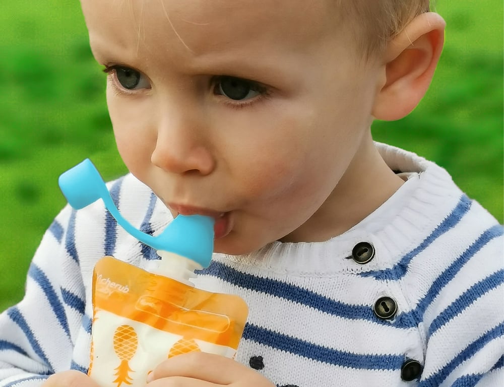 Cherub Baby Food Pouch Spouts - Aqua & Mint 2pk - Cherub Baby - 7 - Baby & Kids - ThePharmacy