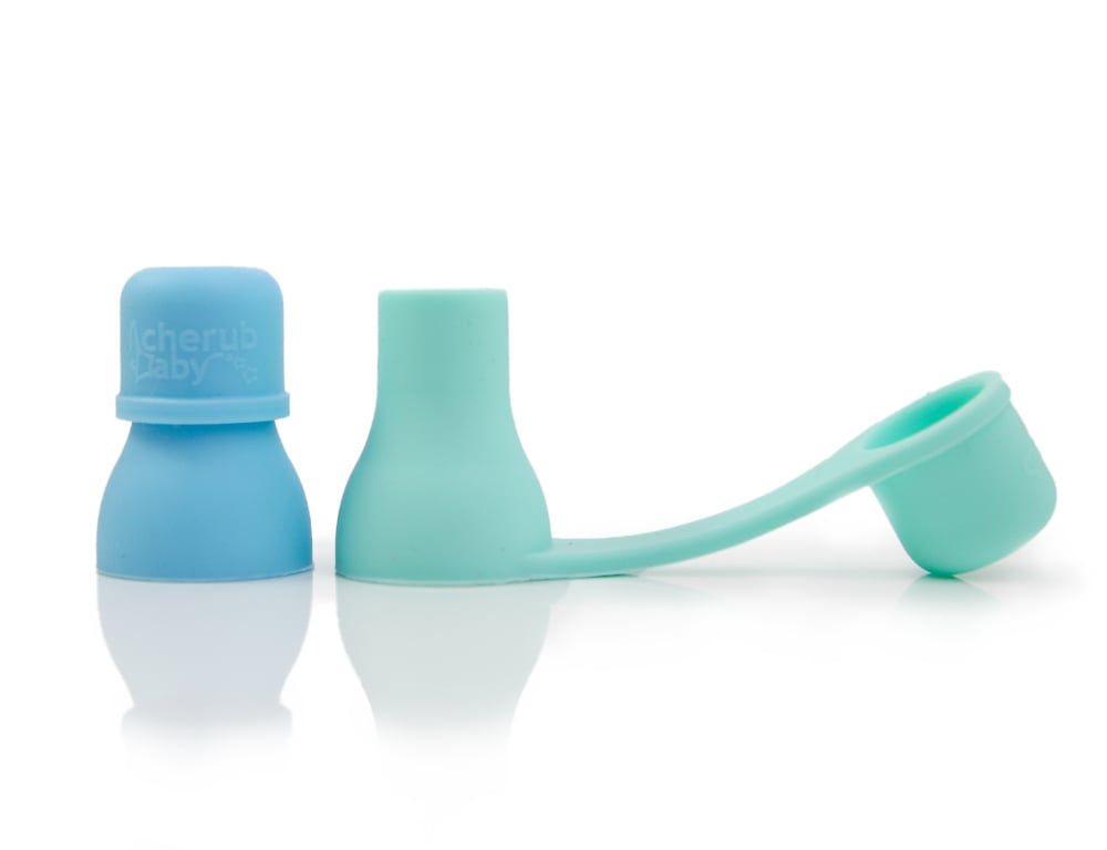 Cherub Baby Food Pouch Spouts - Aqua & Mint 2pk - Cherub Baby - 2 - Baby & Kids - ThePharmacy