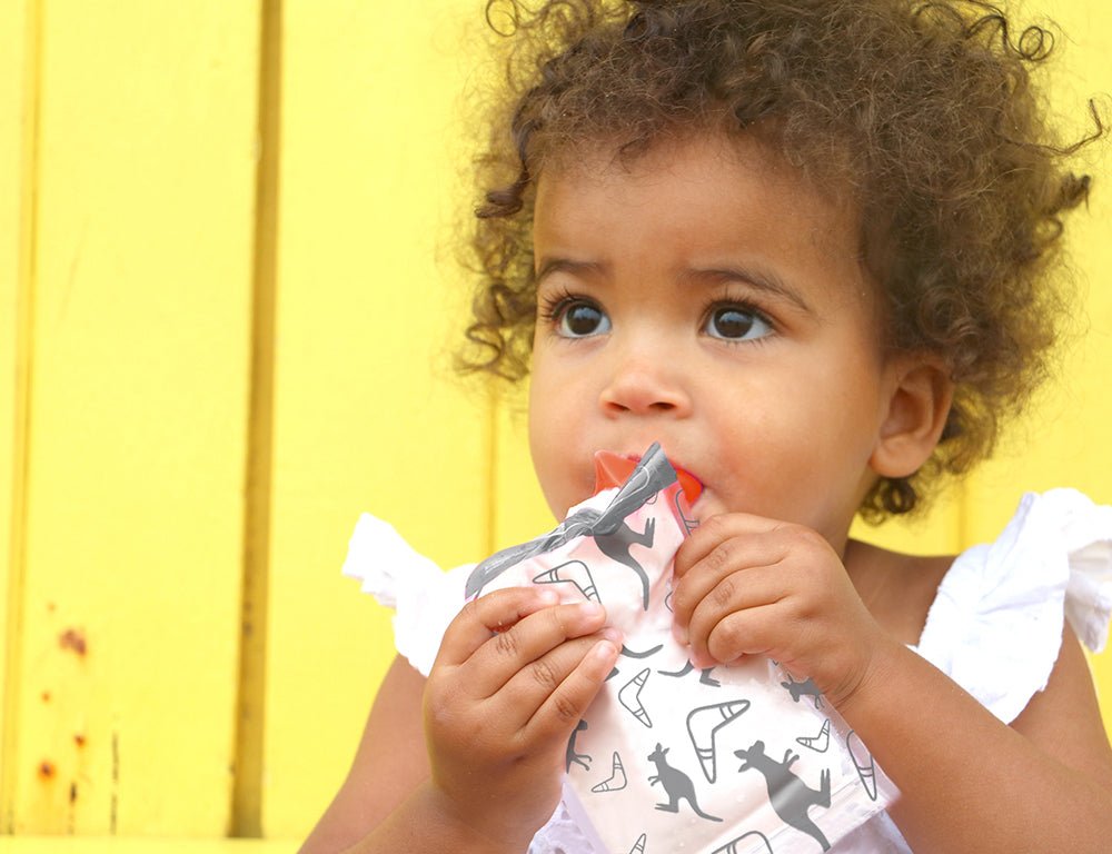 Cherub Baby On the Go Mini Food Pouches - Kangaroo Grey & Cockatoo Yellow 10 pack - Cherub Baby - 5 - Baby & Kids - ThePharmacy