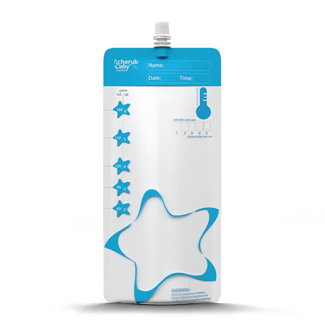 Cherub Baby ThermoSensor Reusable Breast Milk Storage Bags 50 uses - 10 pack - Cherub Baby - 1 - Baby & Kids - ThePharmacy