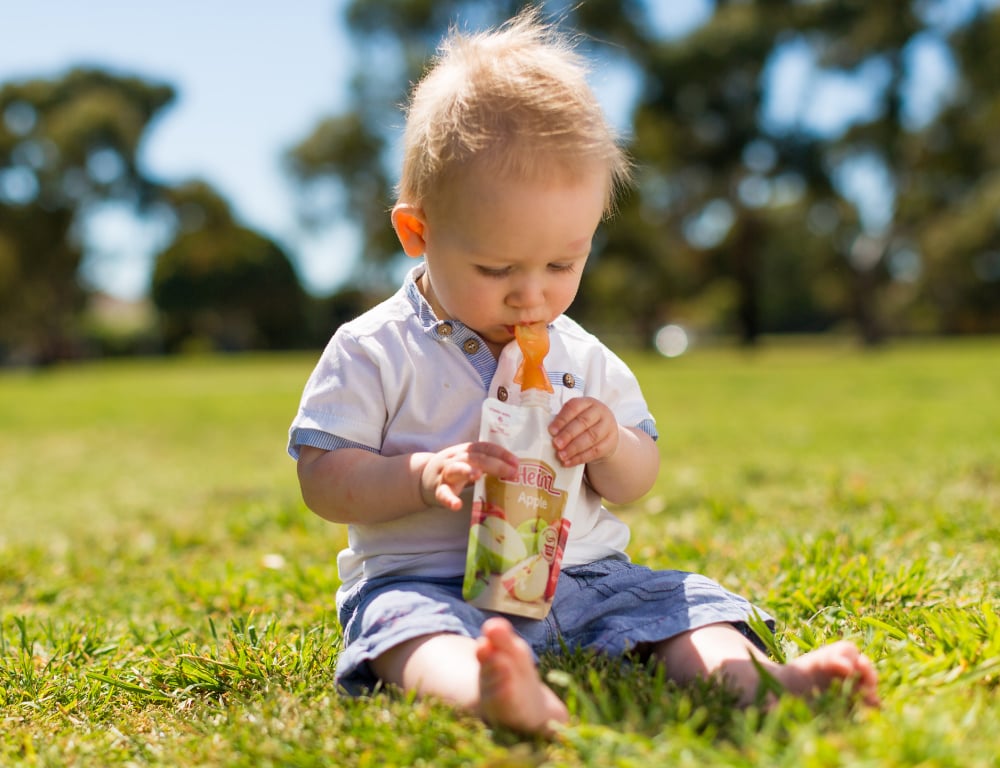 Cherub Baby Universal Food Pouch Spoons - Blue & Green (2 pack) - Cherub Baby - 3 - Baby & Kids - ThePharmacy