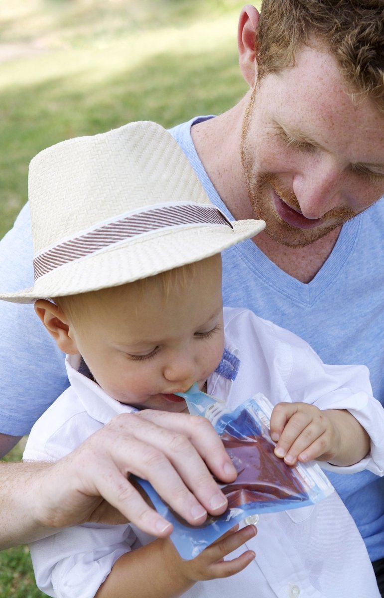 Cherub Baby Universal Food Pouch Spoons - Blue & Green (2 pack) - Cherub Baby - 4 - Baby & Kids - ThePharmacy