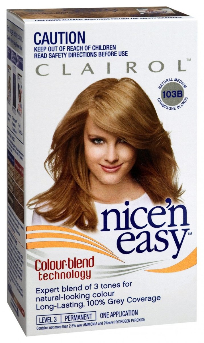 Clairol Nice "N' Easy 103B Medium Champagne Blonde - Clairol - 1 - Beauty & Essentials - ThePharmacy