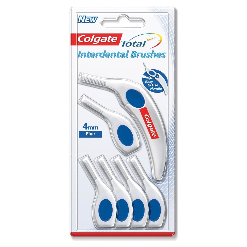 Colgate Total Interdental Brushes X 6 4mm Fine Blue - Colgate - 1 - Health - ThePharmacy