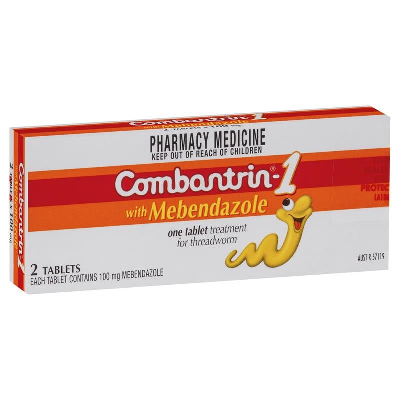 Combantrin 1 Tablets 2 Pack - Combantrin - 1 - Brands - ThePharmacy