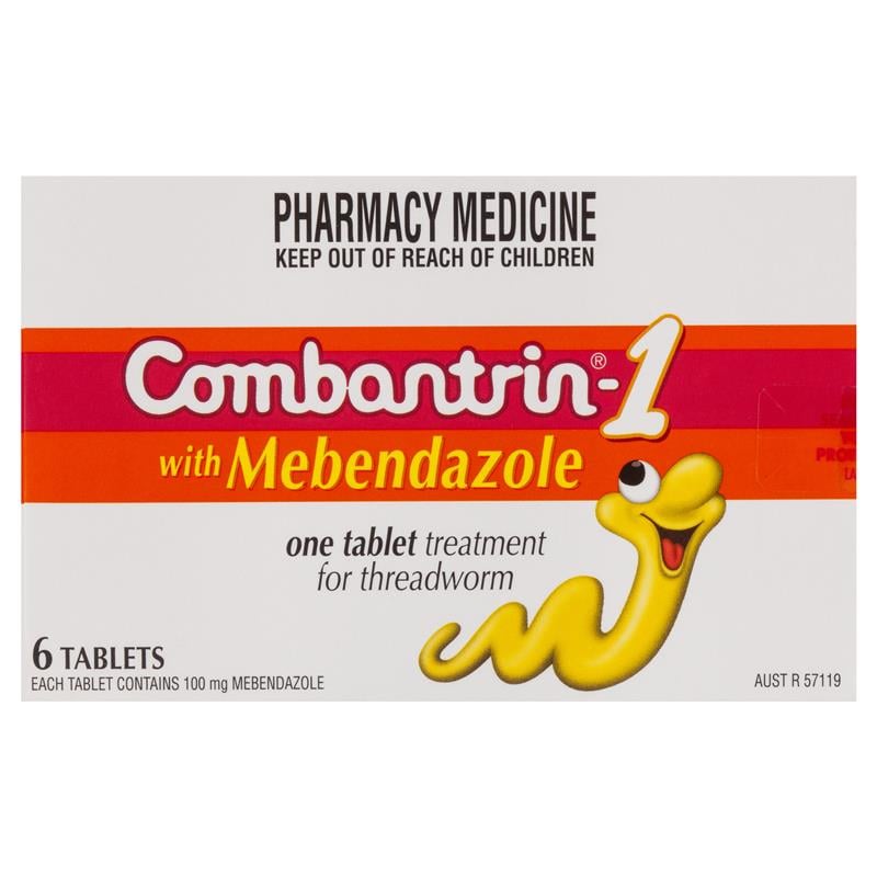 Combantrin 1 Tablets 6 Pack - Combantrin - 1 - Brands - ThePharmacy