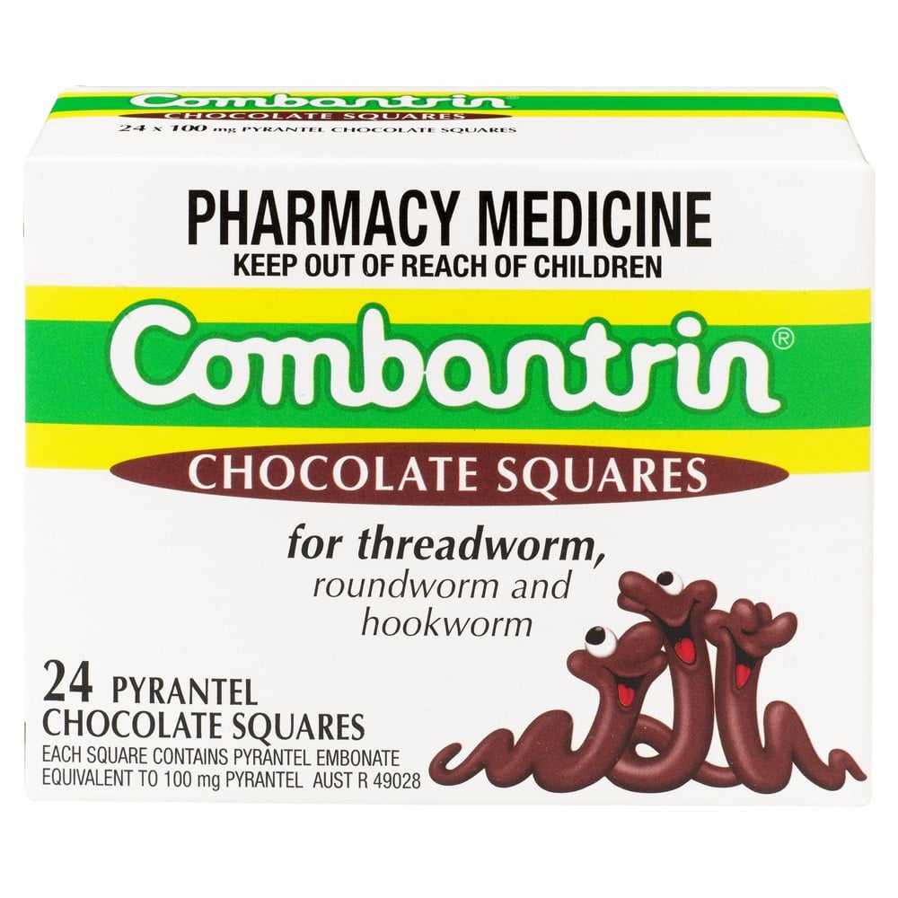 Combantrin Chocolate Squares 24 Pack - Combantrin - 1 - Baby & Kids - ThePharmacy