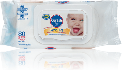 Curash Soap Free Lightly Fragranced Baby Wipes 80's - Curash - 1 - Baby & Kids - ThePharmacy