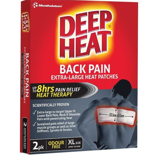 Deep Heat Back Patches 2 Pack - Deep Heat - 1 - Health - ThePharmacy