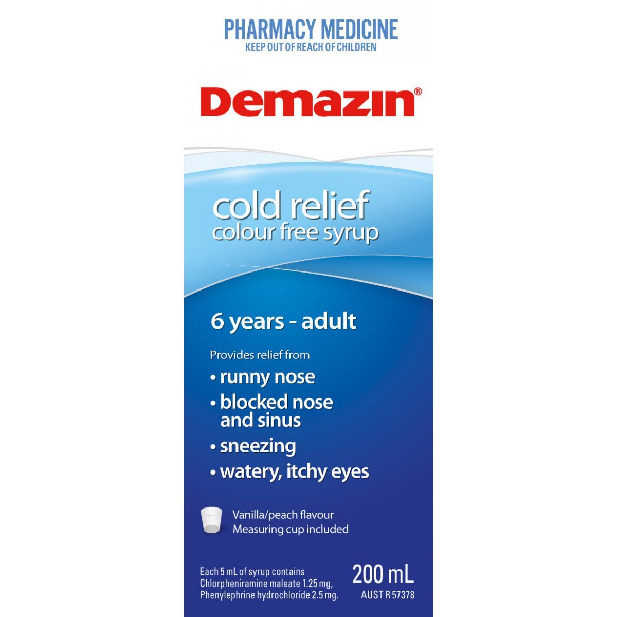 Demazin Syrup Clear Bottle of 200 ml - Demazin - 1 - Health - ThePharmacy