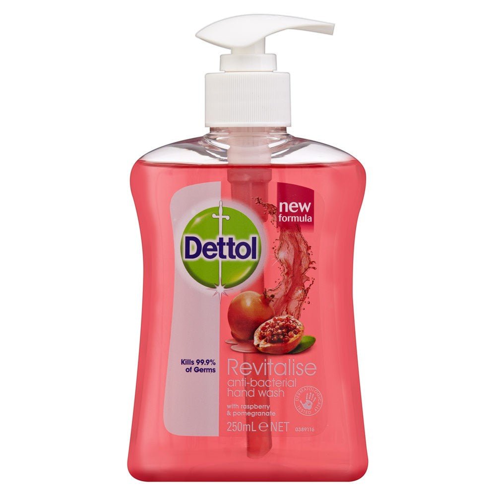 Dettol Liquid Hand Wash Revitalise 250 ml - Raspberry & Pomegranate - Dettol - 1 - More - ThePharmacy