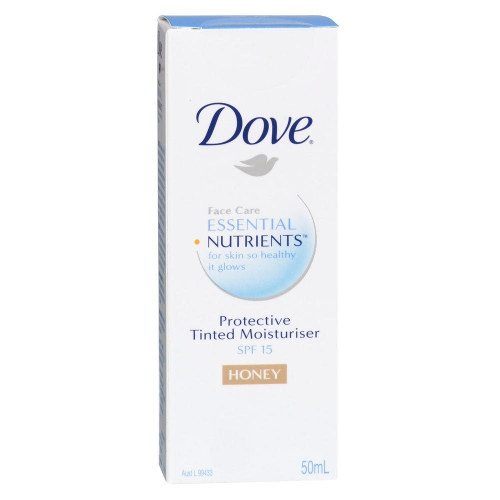 Dove Essential Nutrients Protective Tinted Moisturiser SPF 15+ Honey 50mL - Dove - 1 - Beauty & Essentials - ThePharmacy