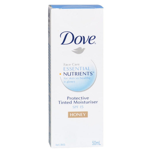 Dove Essential Nutrients Protective Tinted Moisturiser SPF 15+ Honey 50mL - Dove - 1 - Beauty & Essentials - ThePharmacy