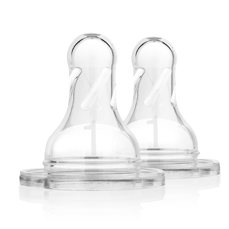 Dr Brown's Natural Flow Narrow Neck Level 1 Teats (2 teats) - Dr Brown's - 2 - Baby & Kids - ThePharmacy