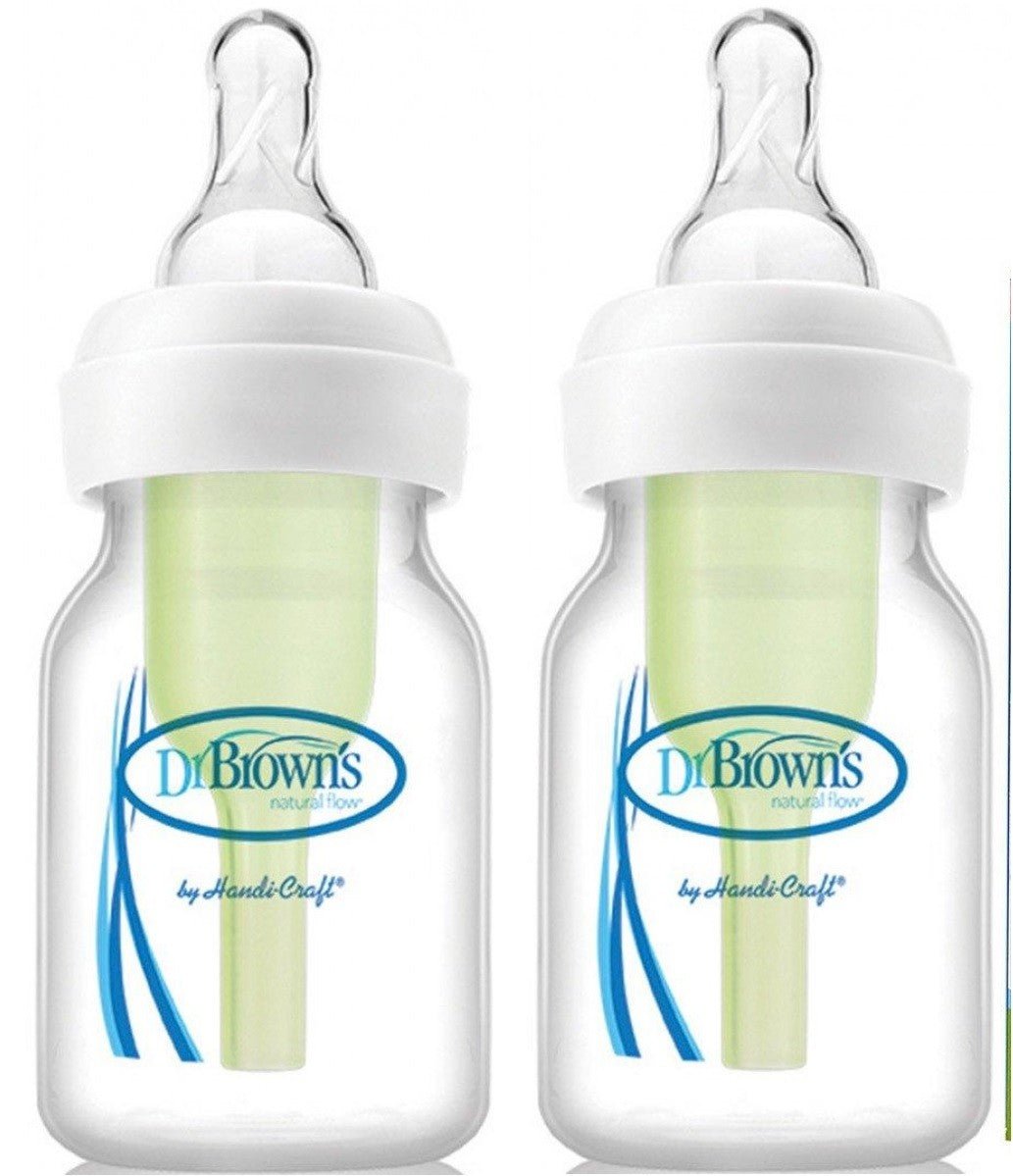 Dr Brown's Options Narrow Neck 60mL TWIN Pack (with Preemie Teat) - Dr Brown's - 1 - Baby & Kids - ThePharmacy