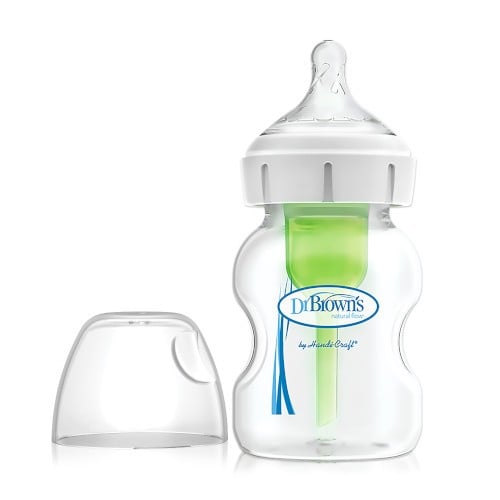 Dr Brown’s Options+ Wide Neck 150mL Baby Bottle (with Level 1 Teat) - Dr Brown's - 1 - Baby & Kids - ThePharmacy