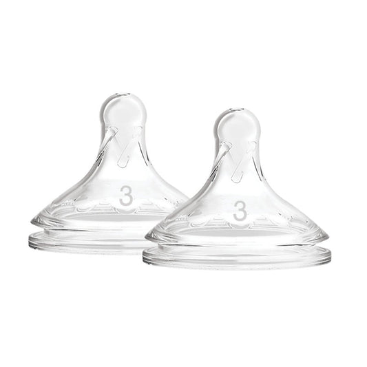 Dr Brown’s Options+ Wide Neck Baby Bottle Nipple - Level 3 6M+ (2 pack) - Dr Brown's - 1 - Baby & Kids - ThePharmacy
