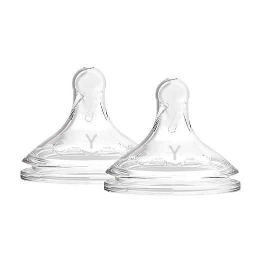 Dr Brown’s Options+ Wide Neck Baby Bottle Nipple - Level Y 9M+ (2 pack) - Dr Brown's - 1 - Baby & Kids - ThePharmacy
