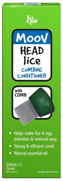 Ego Moov Head Lice Conditioner + Comb 200 ml - Ego - 1 - Beauty & Essentials - ThePharmacy