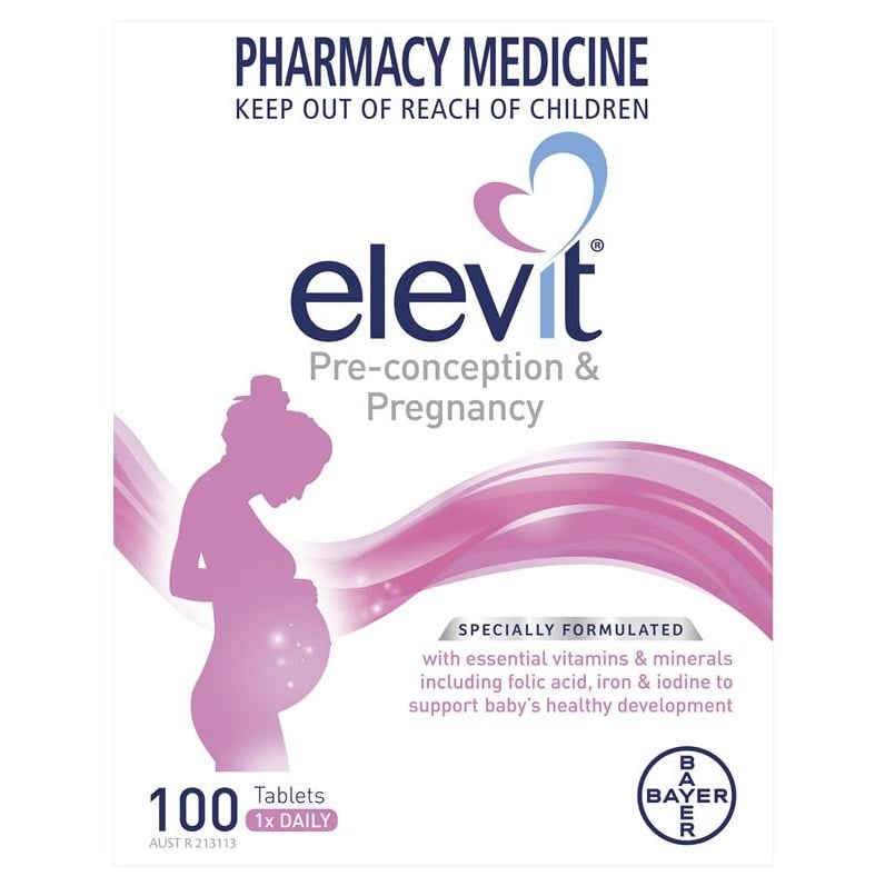 Elevit Pre - Conception & Pregnancy - 100 Tablets - Elevit - 5 - Vitamins - ThePharmacy