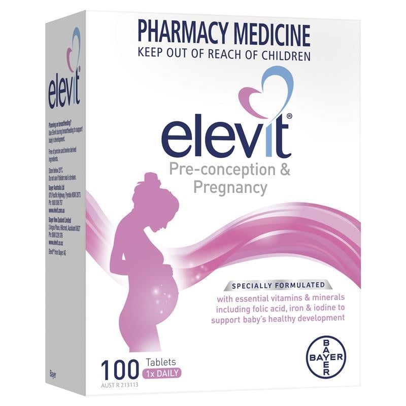 Elevit Pre - Conception & Pregnancy - 100 Tablets - Elevit - 1 - Vitamins - ThePharmacy