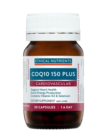 Ethical Nutrients COQ10 150 Plus 30 Caps - Ethical Nutrients - 1 - Vitamins - ThePharmacy