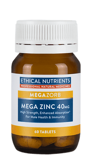 Ethical Nutrients MegaZorb Mega Zinc 60 Tablets - Ethical Nutrients - 1 - Vitamins - ThePharmacy