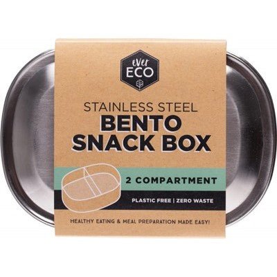Ever ECO Stainless Steel Bento Snack Box - 2 Compartment - Ever ECO - 1 - Baby & Kids - ThePharmacy