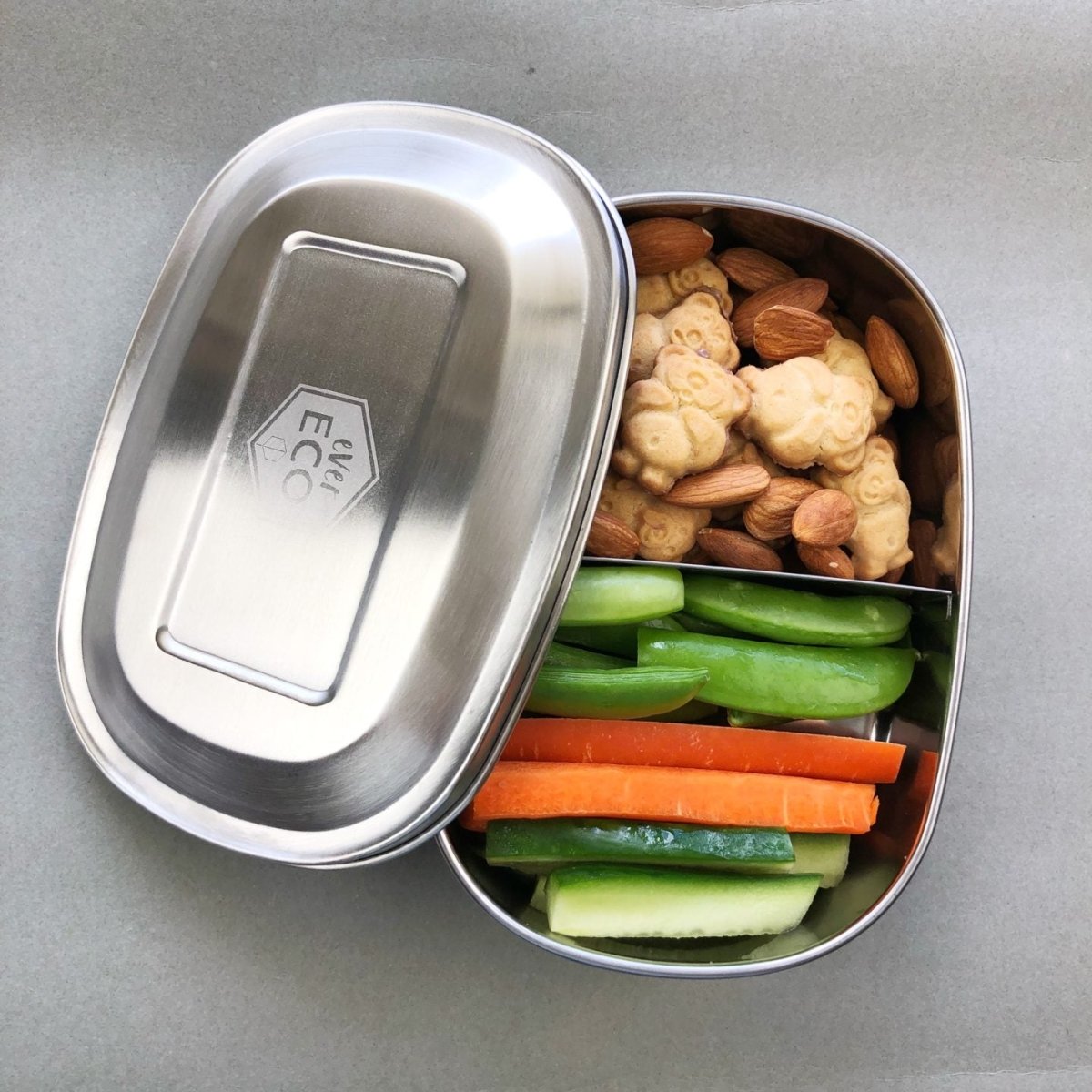 Ever ECO Stainless Steel Bento Snack Box - 2 Compartment - Ever ECO - 2 - Baby & Kids - ThePharmacy