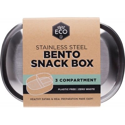 Ever ECO Stainless Steel Bento Snack Box - 3 Compartment - Ever ECO - 1 - Baby & Kids - ThePharmacy