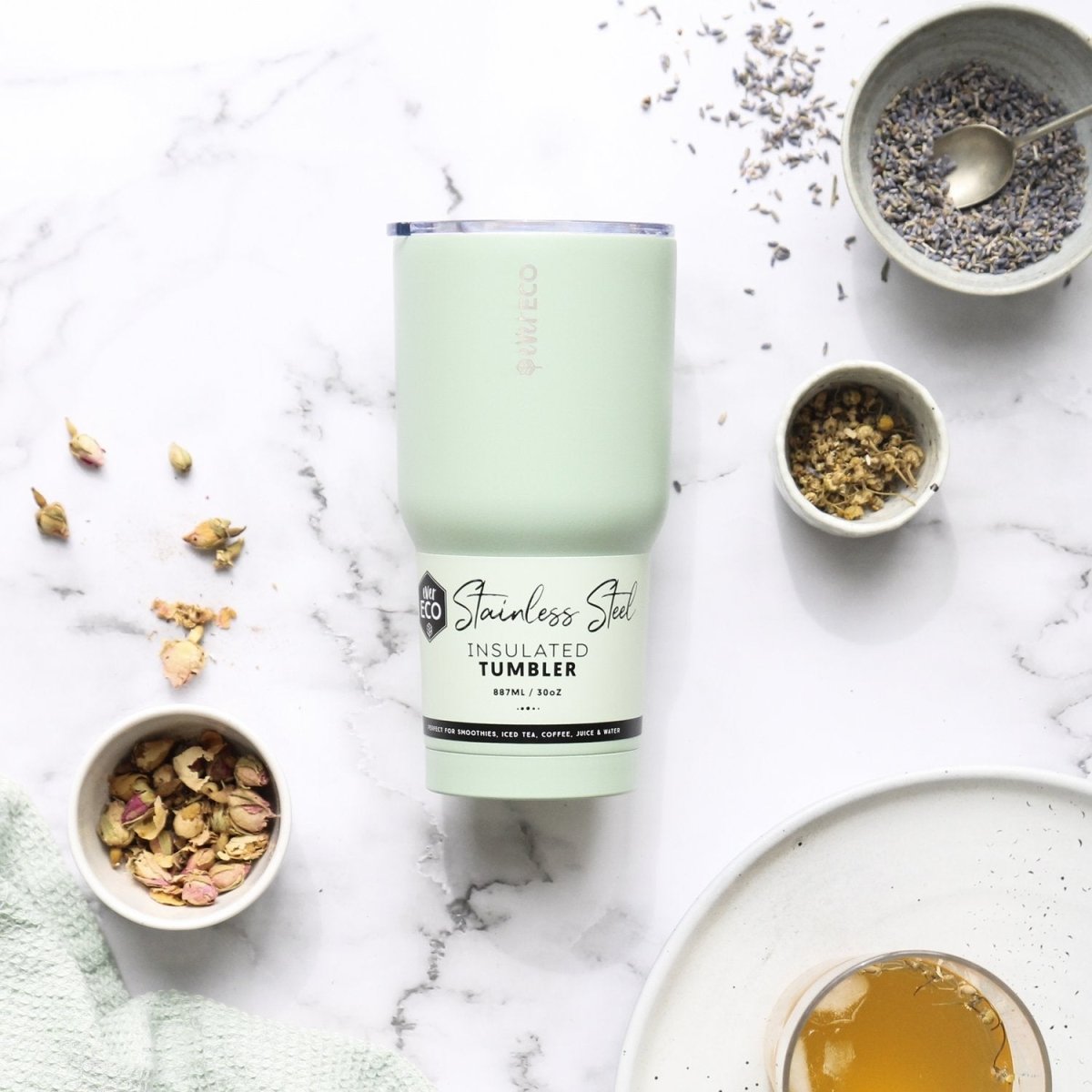 Ever ECO Stainless Steel Insulated Tumbler 887mL - Sage - Ever ECO - 3 - Baby & Kids - ThePharmacy