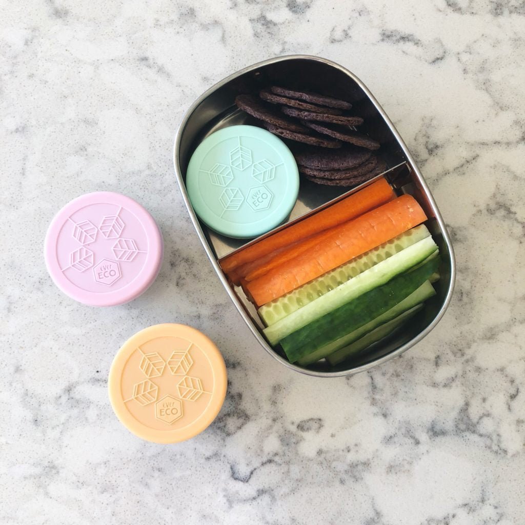 Ever ECO Stainless Steel Mini 60mL Round Containers - Spring Pastels Set of 3 - Ever ECO - 3 - Baby & Kids - ThePharmacy