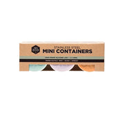 Ever ECO Stainless Steel Mini 60mL Round Containers - Spring Pastels Set of 3 - Ever ECO - 1 - Baby & Kids - ThePharmacy